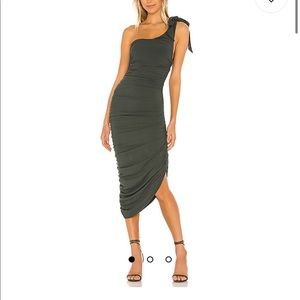 Revolve Montreal Dress by Majorelle - Moss Green. XS. Worn once for a few hours